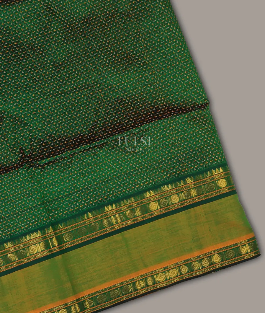 Green Silk Cotton Saree T719320-image