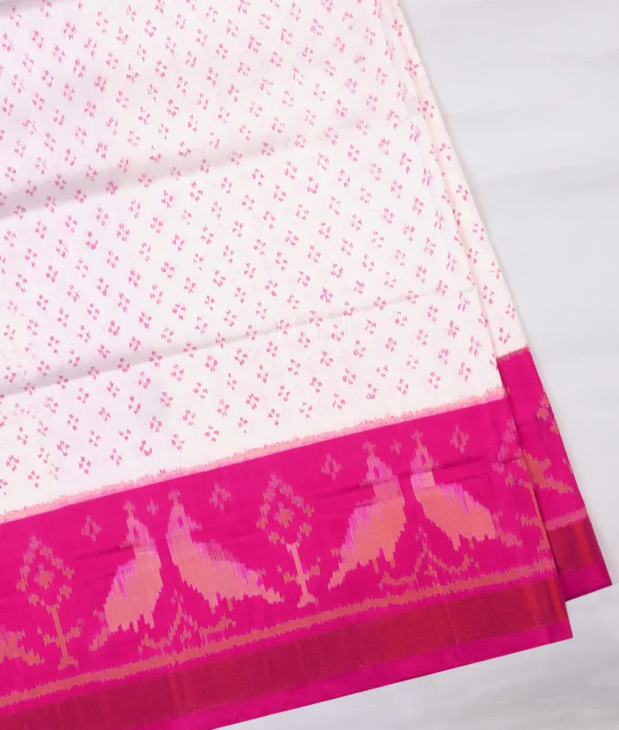 Off-White Patola Silk Saree T559820-image