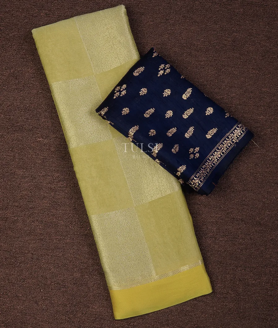 Yellow Tissue Georgette Silk Saree T715774-image