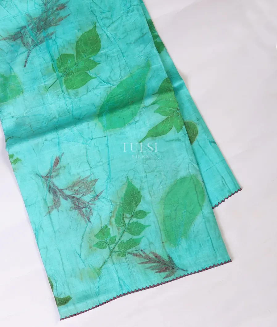 Light Blue Pure Silk Saree T710932-image