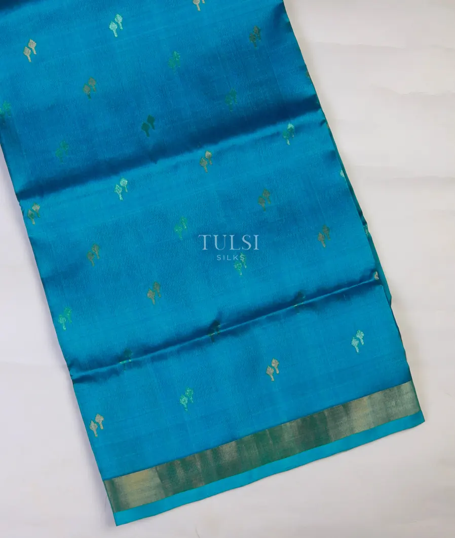 Blue Uppada Silk Saree T709207-image