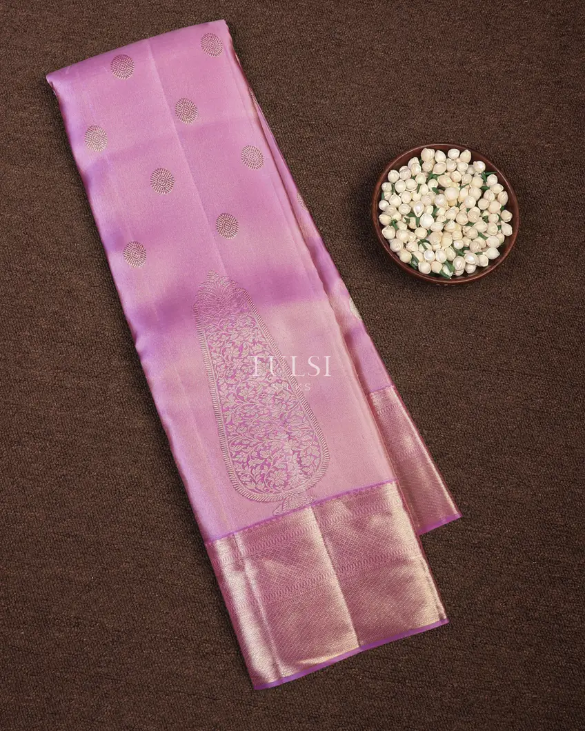 Lavender Kanjivaram Silk Saree T720826-image
