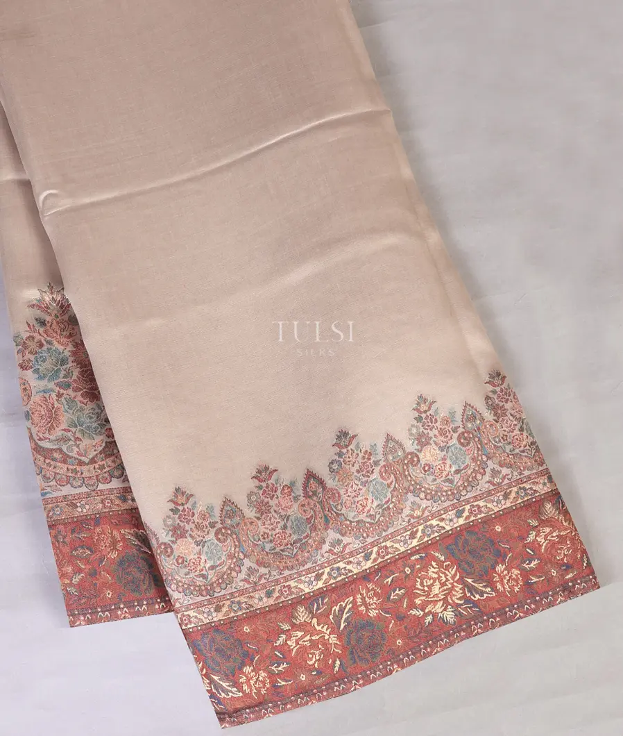 Light Pink Kashmir Kani Silk Saree T721913-image