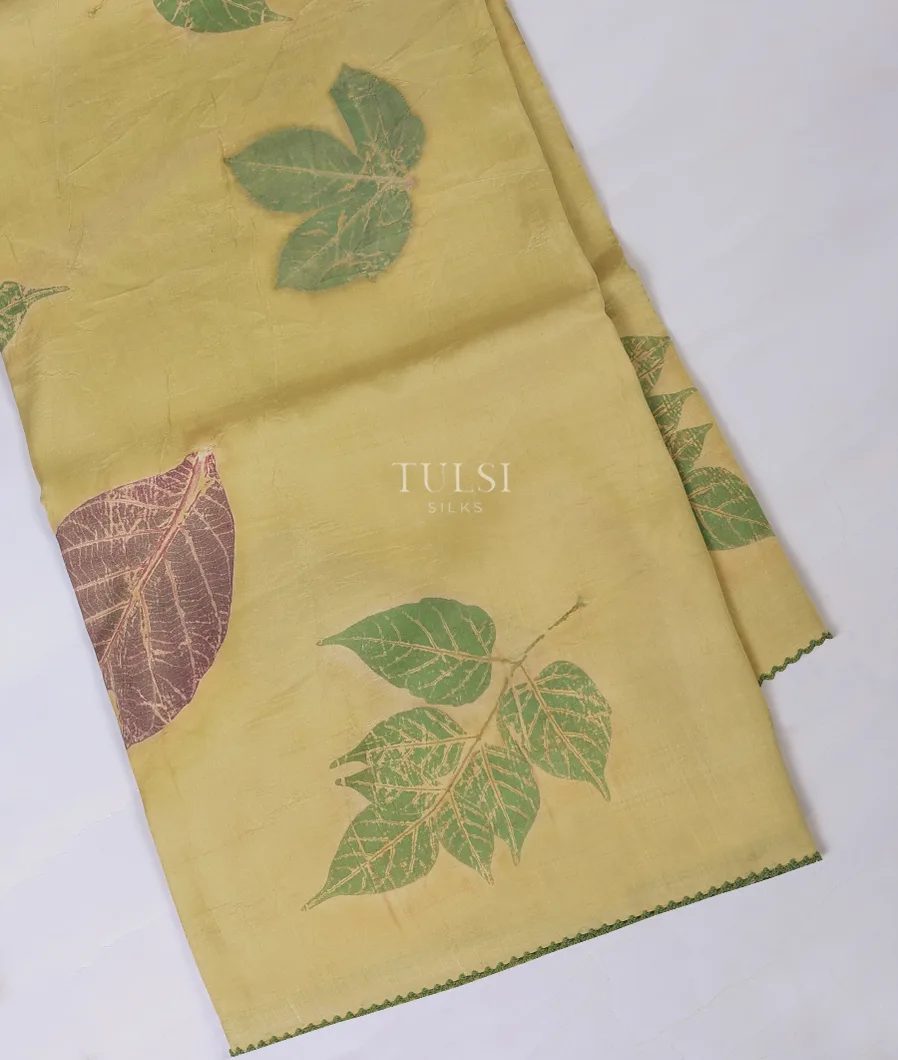 Yellow Pure Silk Saree T710934-image