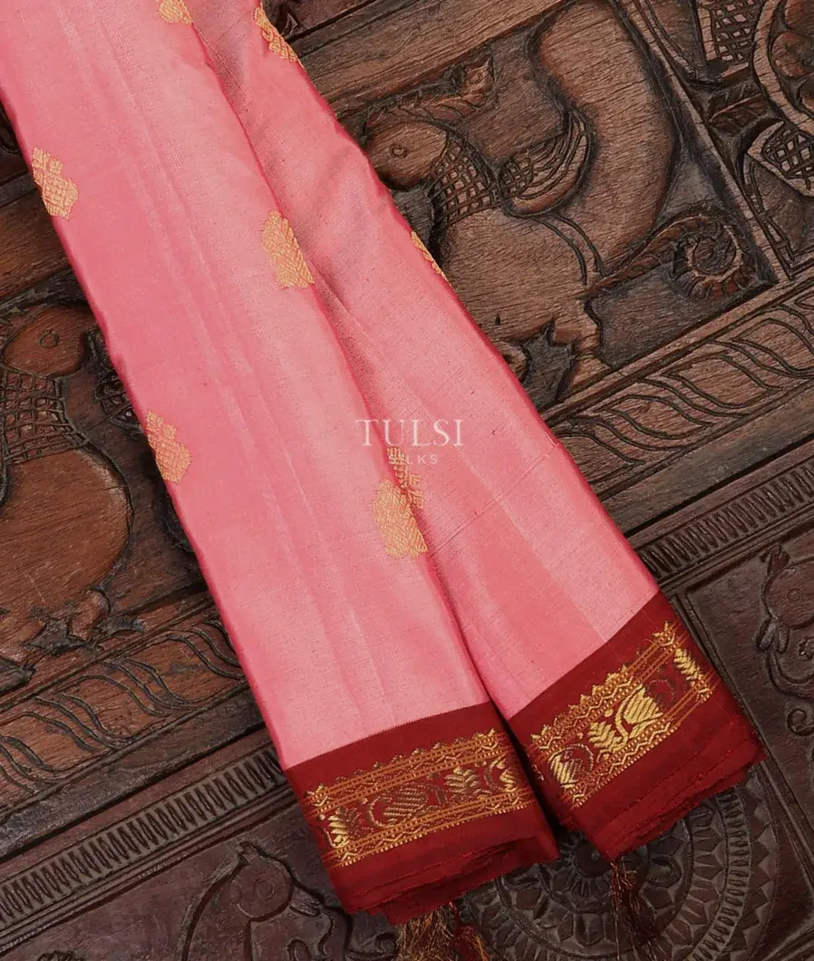 Pink Gadwal Silk Saree T718861-image