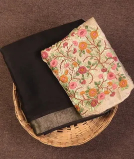 black-handwoven-linen-saree-t707658-t707658-a