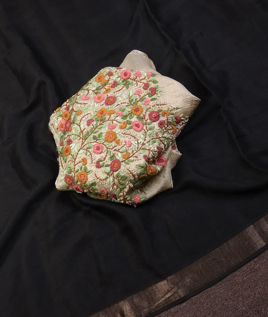 black-handwoven-linen-saree-t707658-t707658-d