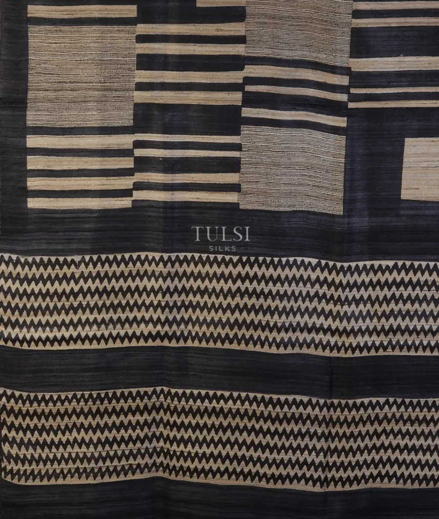 black-and-beige-tussar-printed-saree-t722339-t722339-d