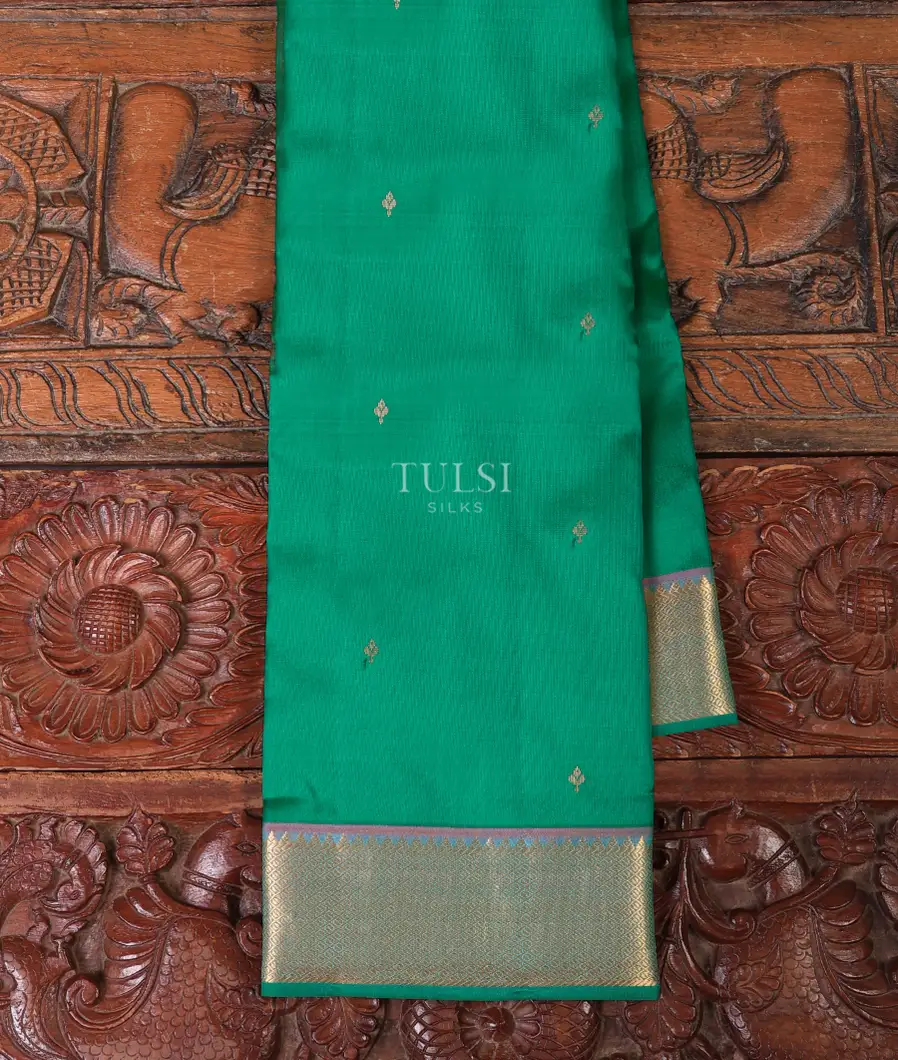 Greenish Blue Soft Silk Saree T699680-image