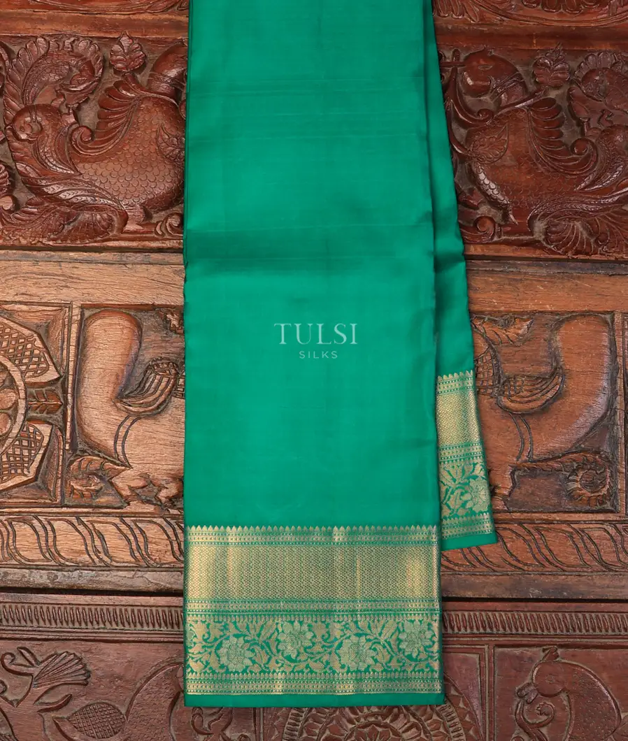 Green Soft Silk Saree T702616-image