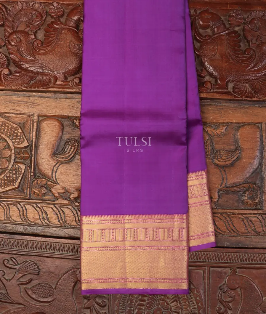 Violet Soft Silk Saree T714097-image