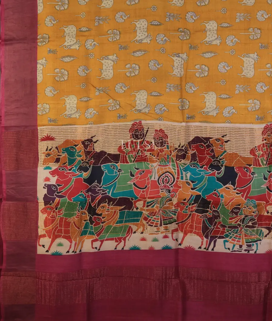 yellow-tussar-printed-saree-t721422-t721422-d