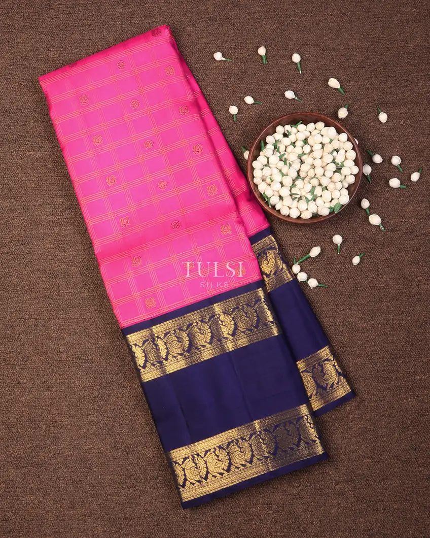 Pink Kanjivaram Silk Saree T720870-image
