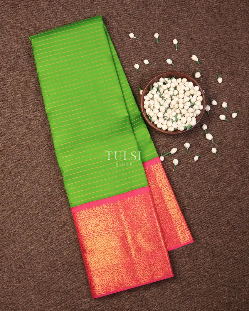 Green Kanjivaram Silk Saree T723393-image