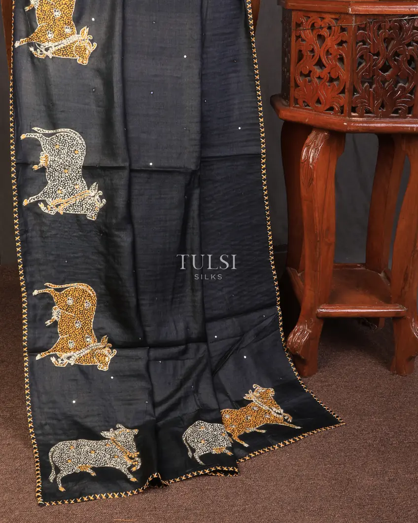 dark-elephant-grey-tussar-embroidery-saree-t706968-t706968-d