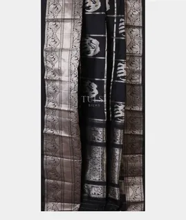 black-ikat-silk-saree-with-kanjivaram-border-t727553-t727553-b