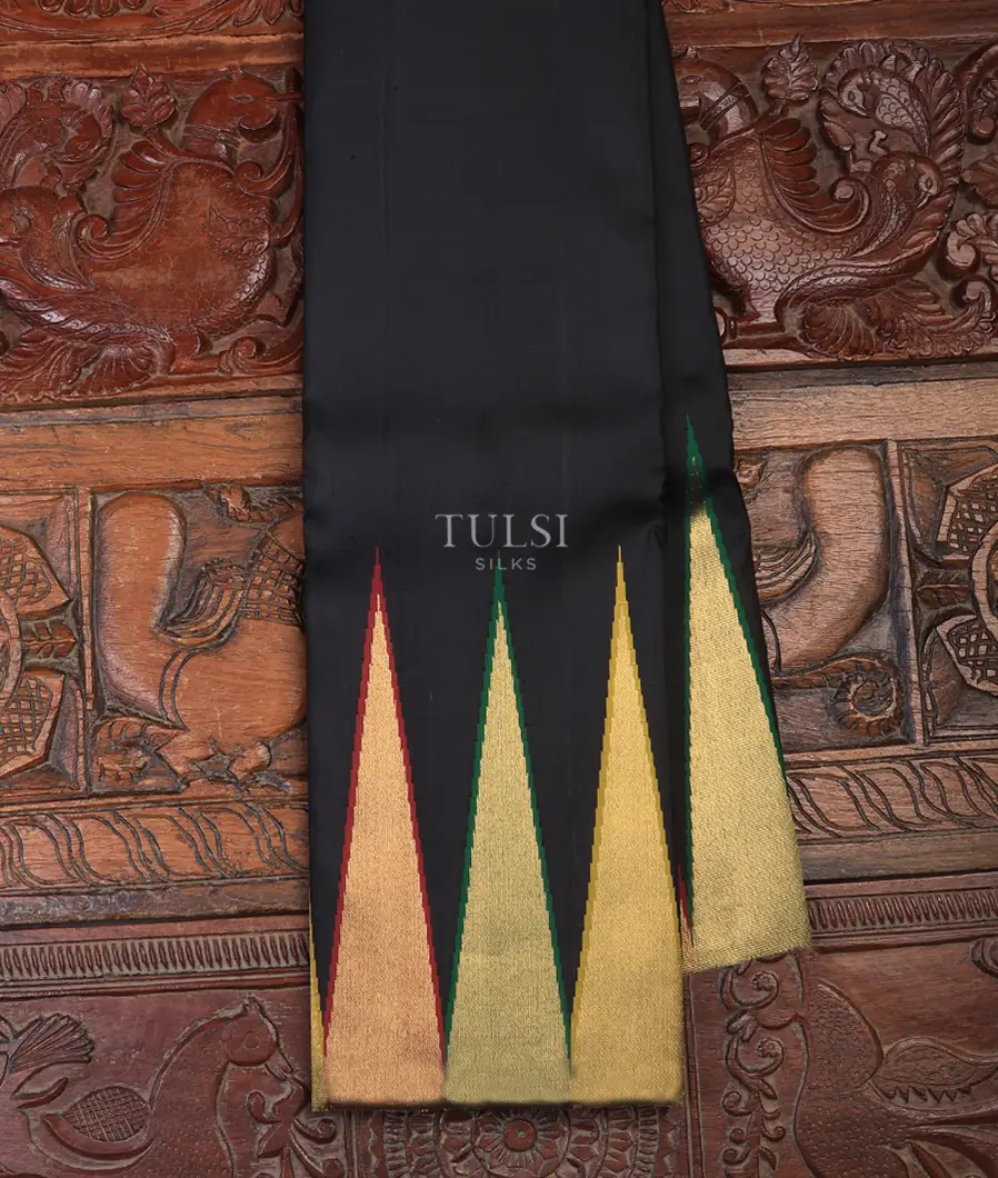 Black Kanjivaram Silk Saree T724908-image