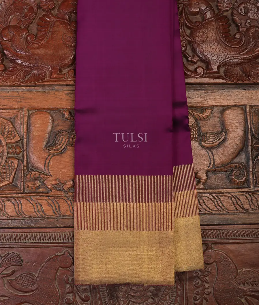 Purple Kanjivaram Silk Saree T703574-image