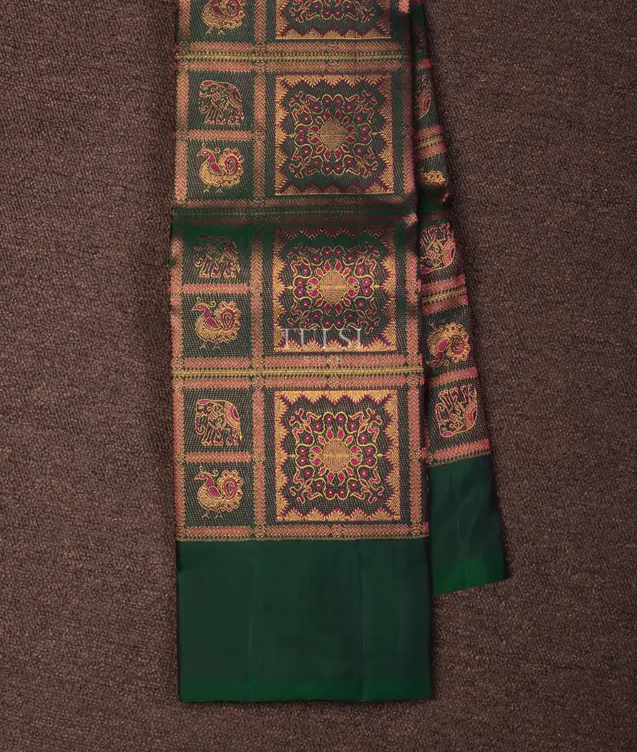 Green Kanjivaram Silk Saree T728487-image