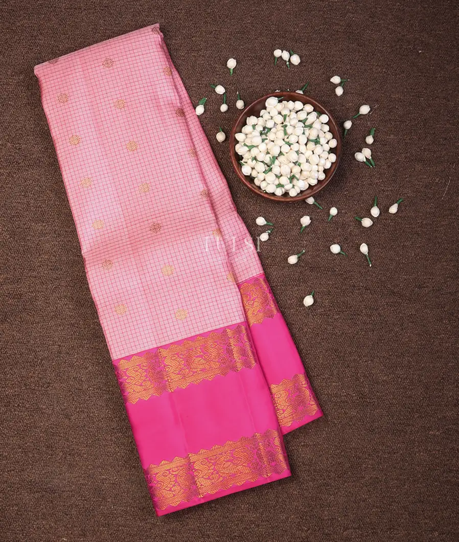 Pink Kanjivaram Silk Saree T723049-image