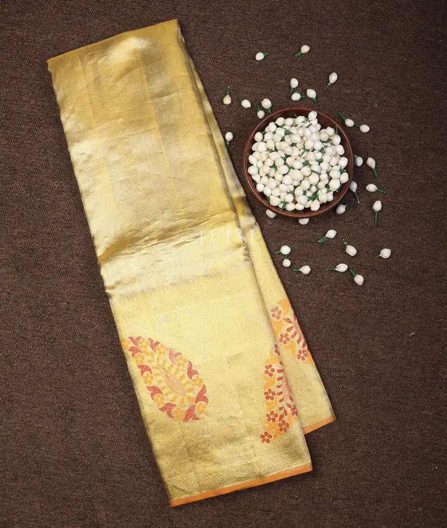 Gold Kanjivaram Silk Saree T628675-image