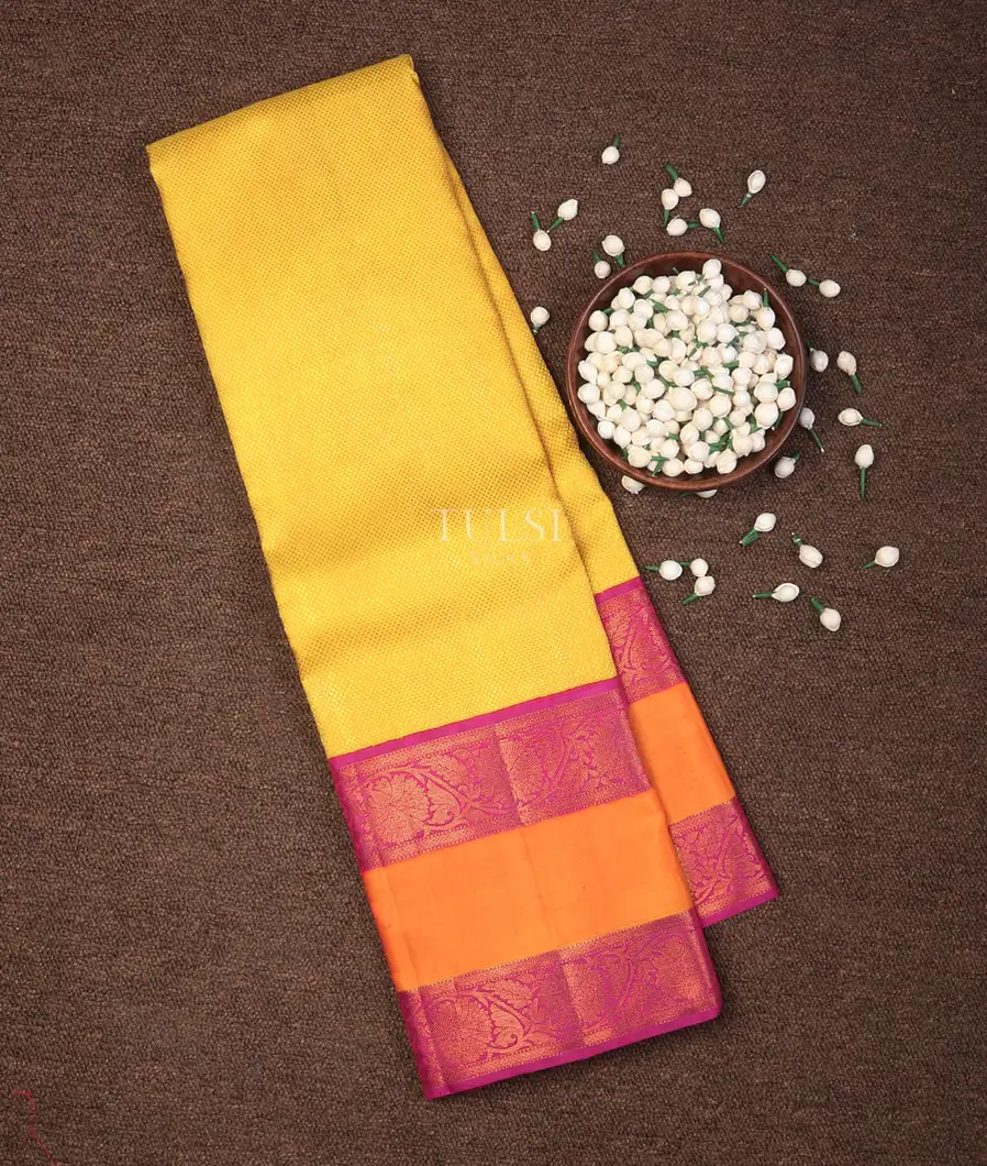 Yellow Kanjivaram Silk Saree T676785-image
