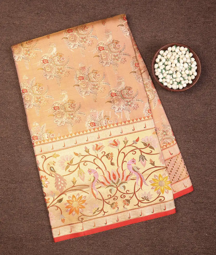 Gold Tissue Kanjivaram Silk Saree T660891-image