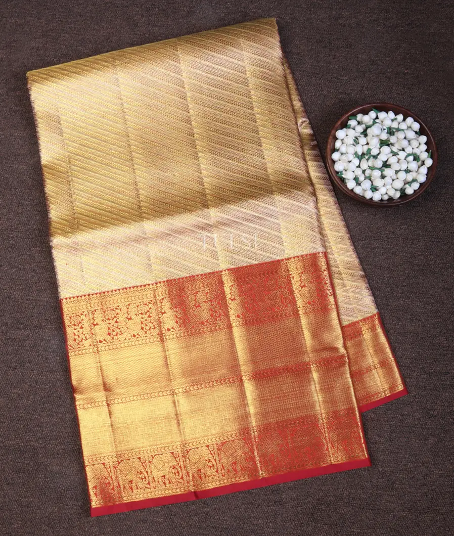 Gold Tissue Kanjivaram Silk Saree T728637-image