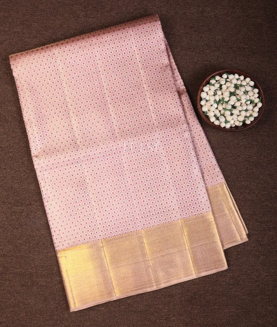 Pink Tissue Kanjivaram Silk Saree T728642-image
