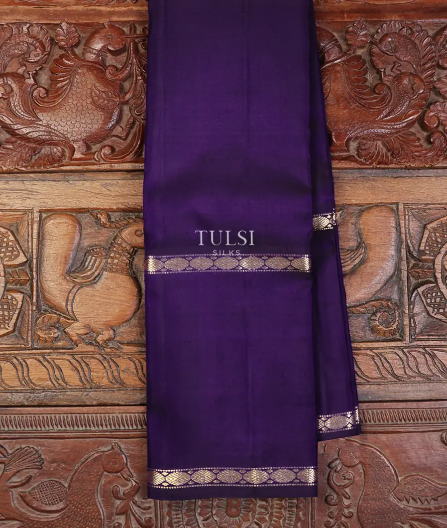 Purple Kanjivaram Silk Saree T729074-image