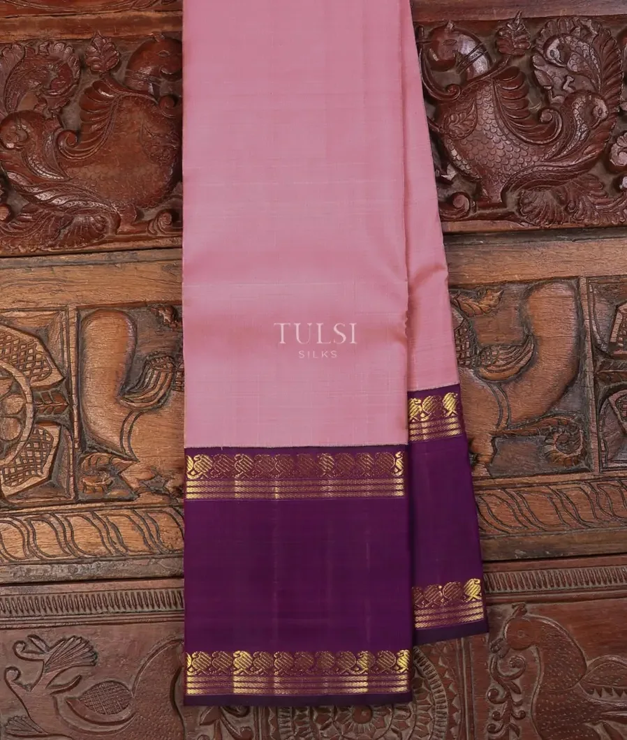Pink Kanjivaram Silk Saree T719406-image