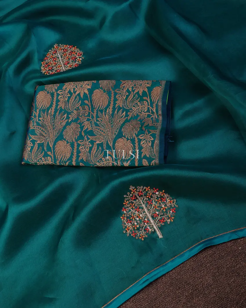 peacock-blue-kora-organza-embroidery-saree-t724248-t724248-e