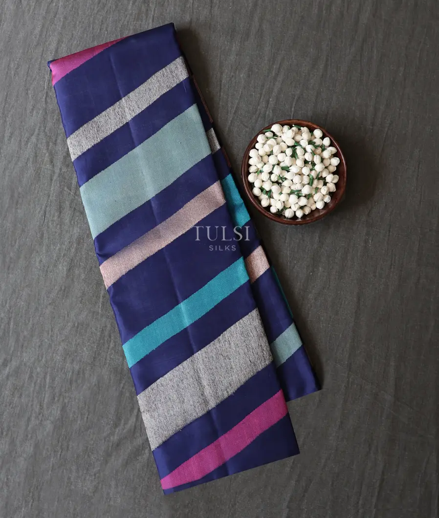 Blue Kanjivaram Silk Saree T645911-image