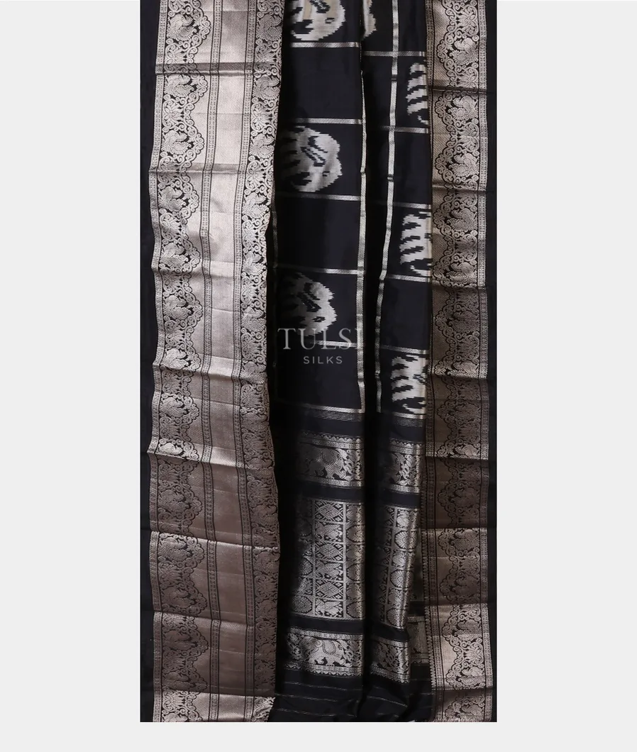 black-ikat-silk-saree-with-kanjivaram-border-t730149-t730149-b