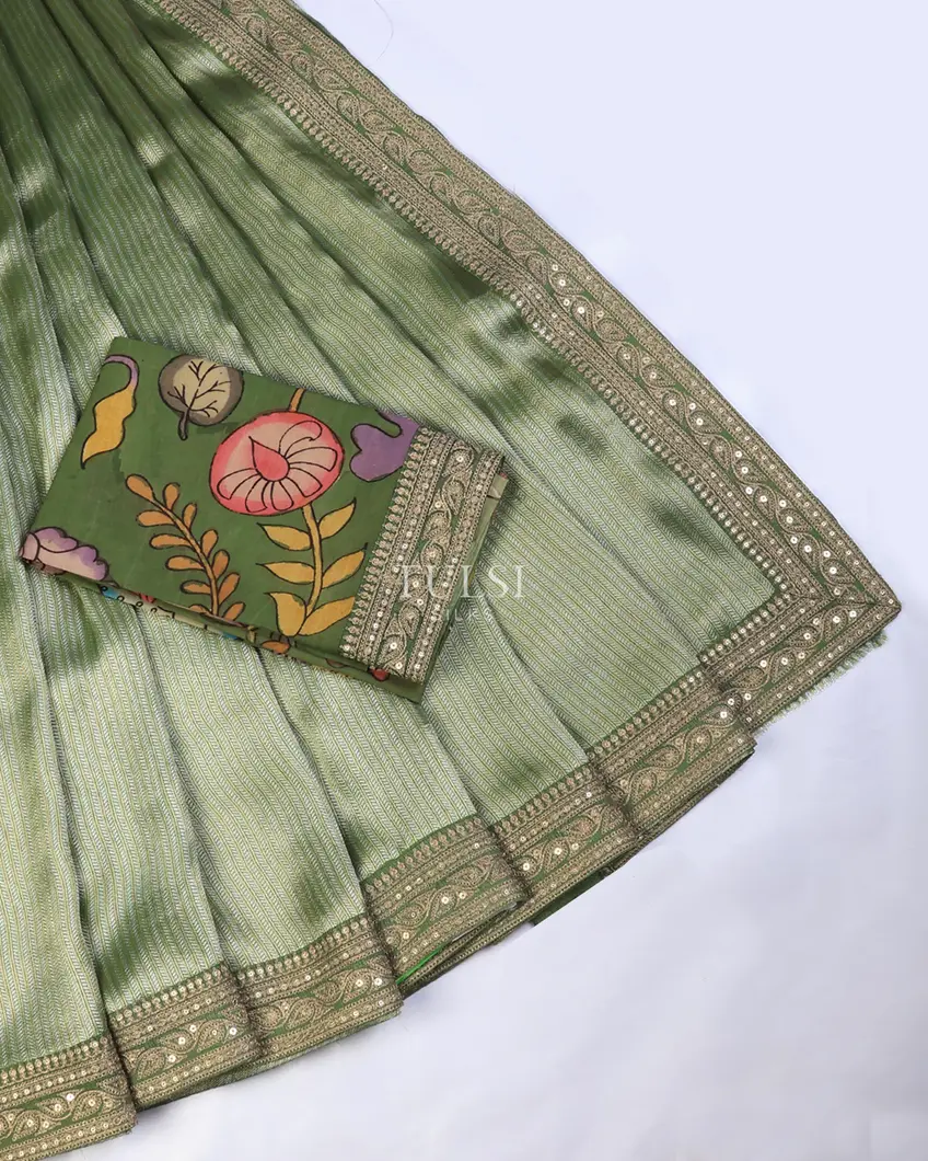 green-art-crepe-tissue-silk-saree-with-kalamkari-blouse-t730086-t730086-b