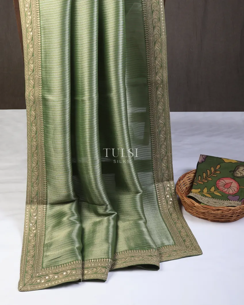 green-art-crepe-tissue-silk-saree-with-kalamkari-blouse-t730086-t730086-e