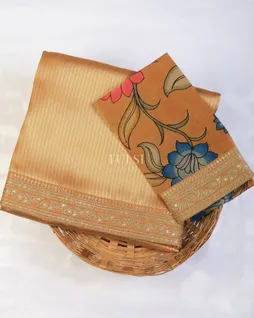 peach-art-crepe-tissue-silk-saree-with-kalamkari-blouse-t729838-t729838-a