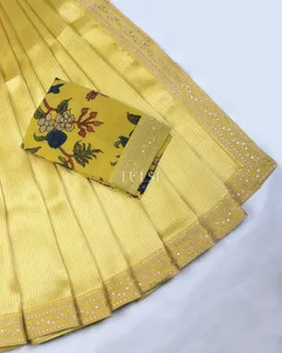 yellow-art-crepe-tissue-silk-saree-with-kalamkari-blouse-t729813-t729813-b