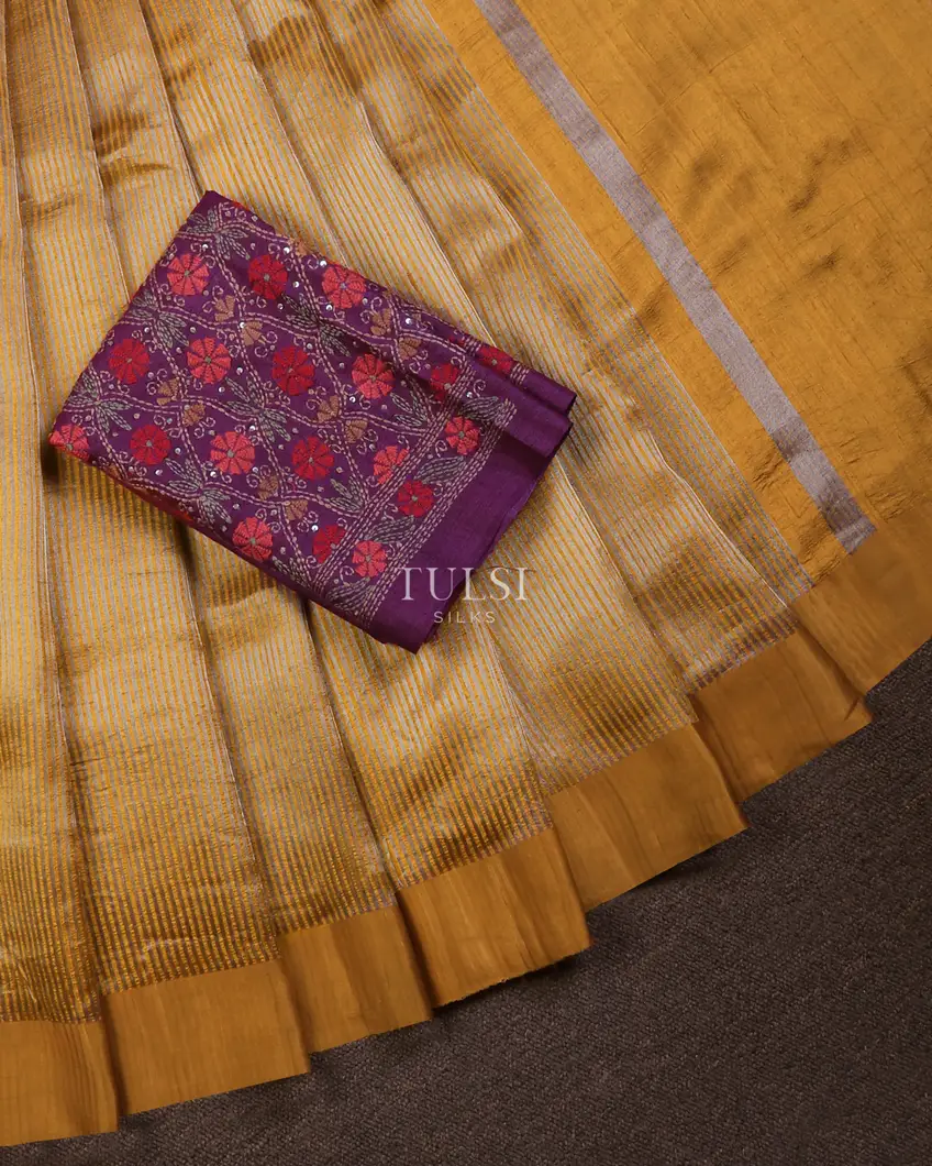 mustard-yellow-banaras-tussar-saree-t727575-t727575-b