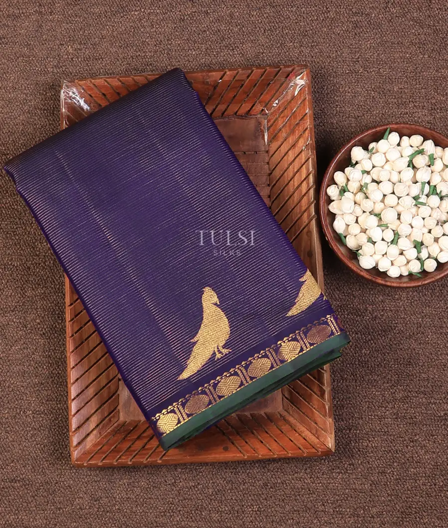 Blue Kanjivaram Silk Saree T730713-image