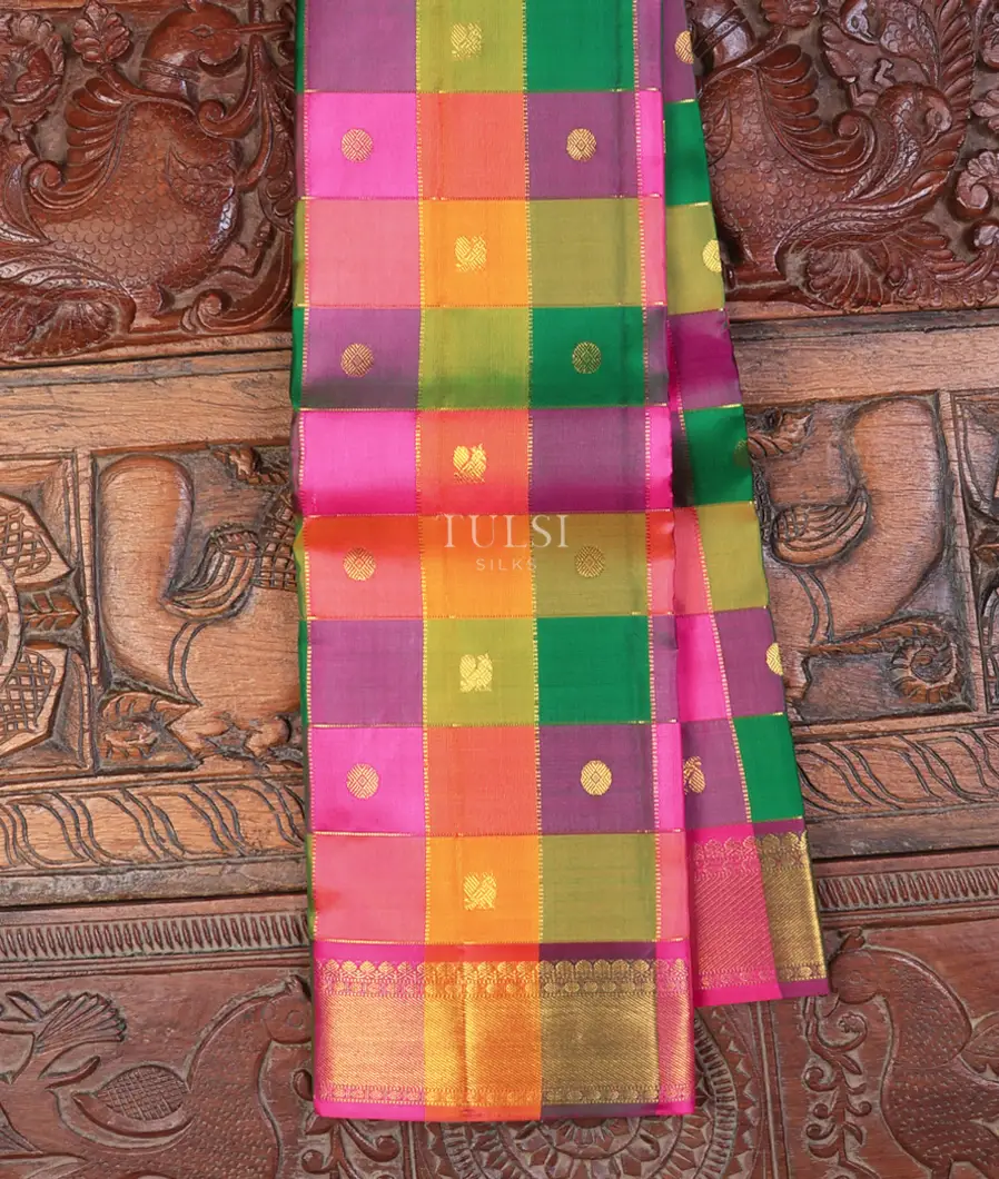 Multicolour Kanjivaram Silk Saree T729783-image