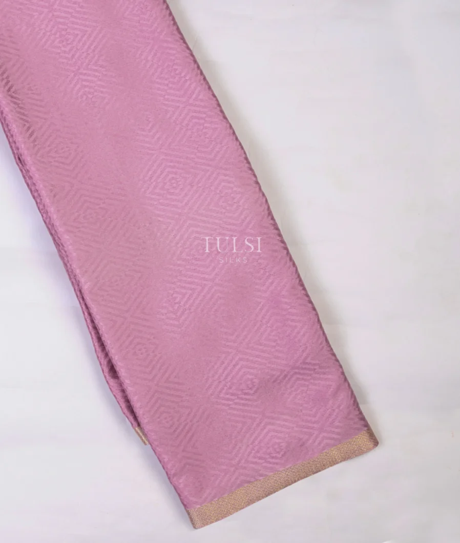 Lavender Crepe Silk Saree T679289-image