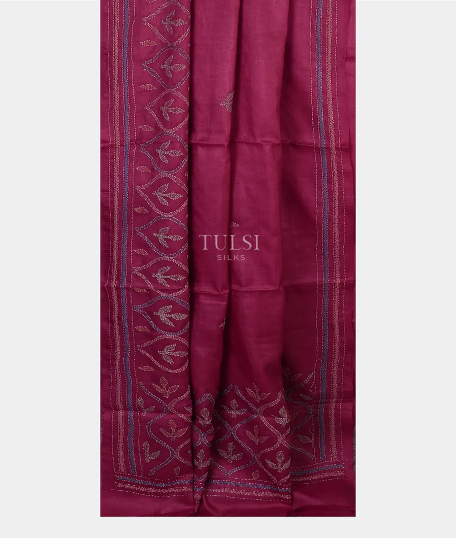 purple-tussar-kantha-work-saree-t697897-t697897-b