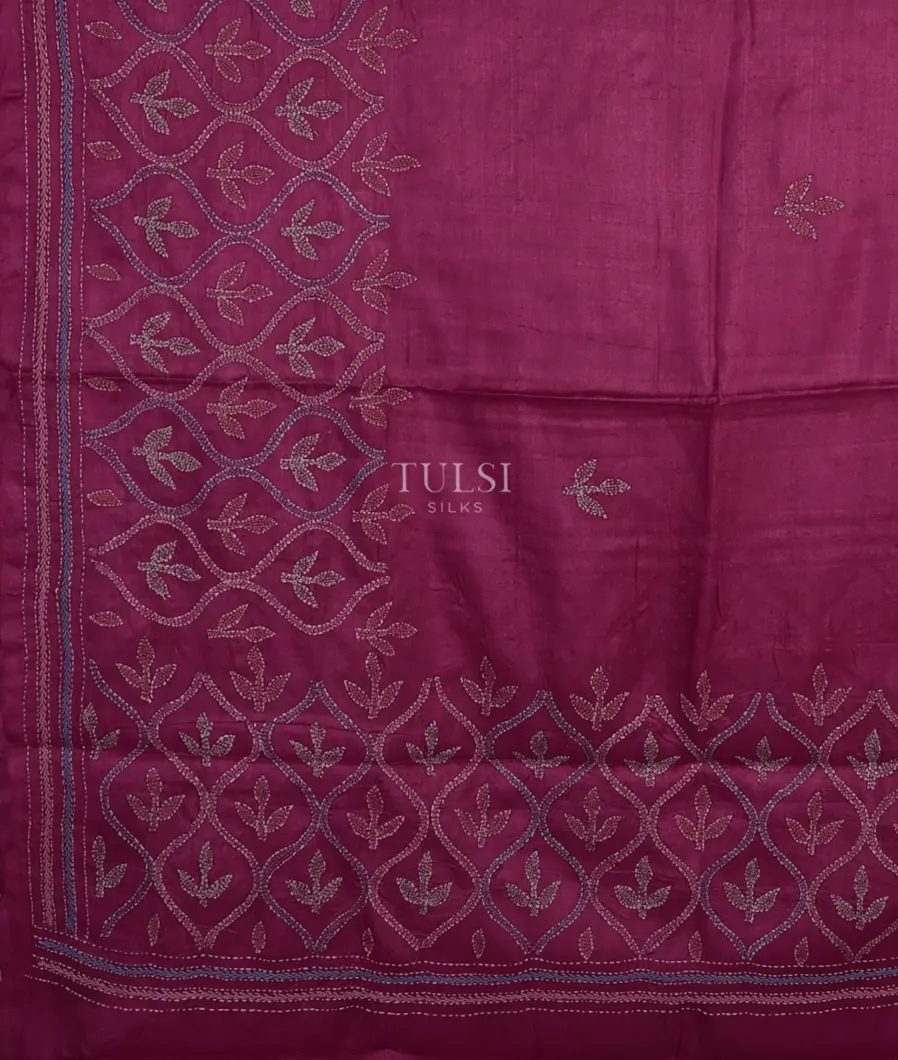 purple-tussar-kantha-work-saree-t697897-t697897-d