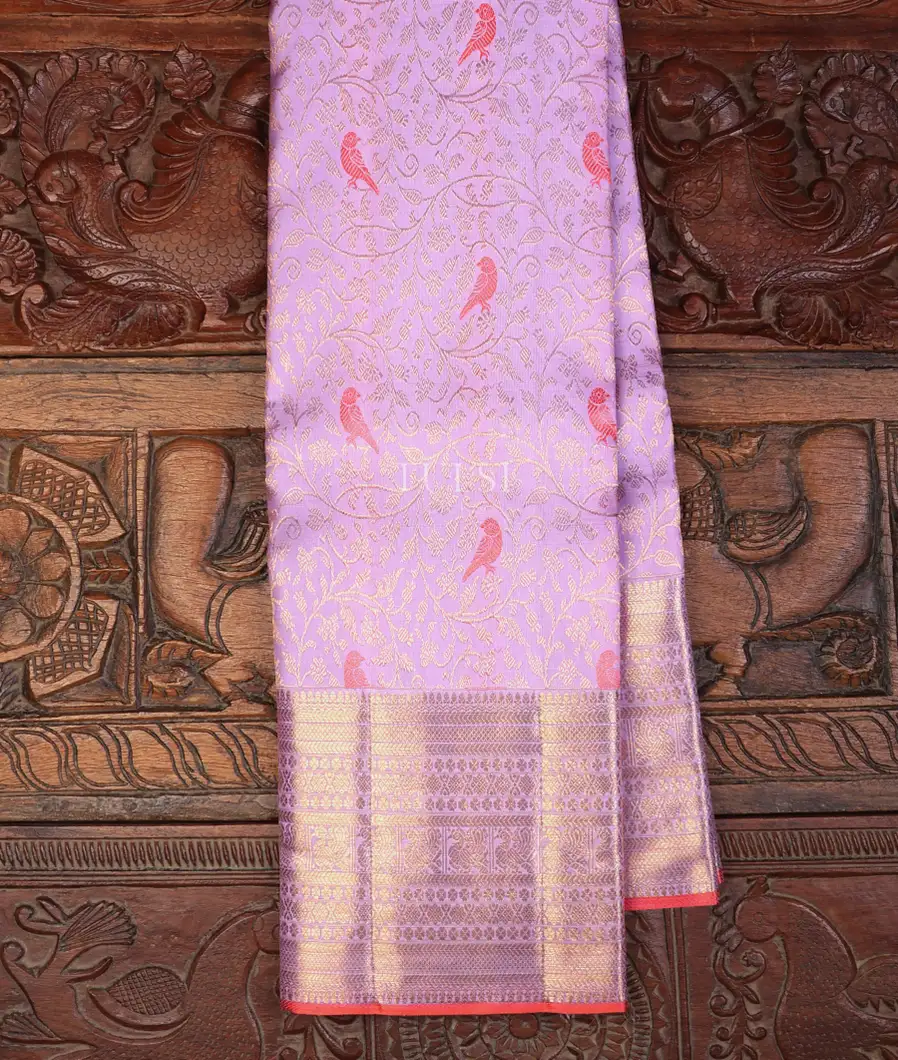 Lavender Kanjivaram Silk Saree T728630-image