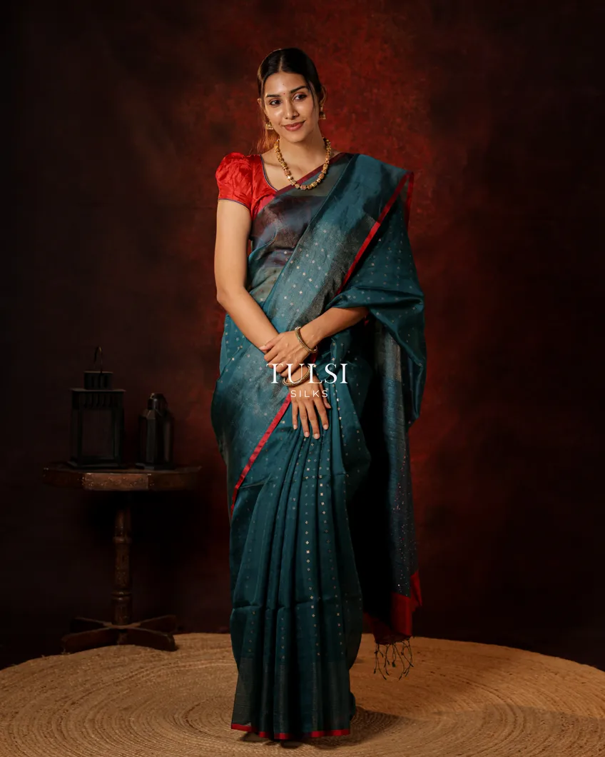 peacock-blue-handwoven-tussar-saree-t707942-t707942-d