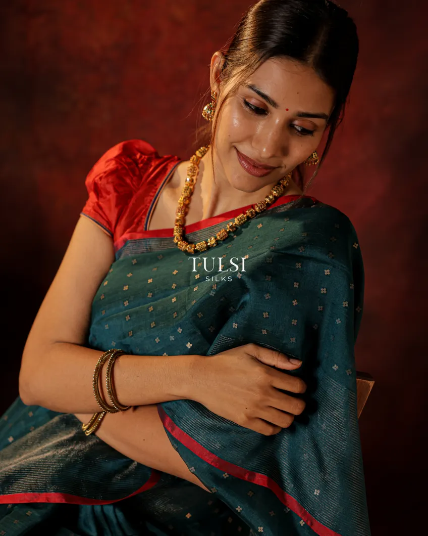 peacock-blue-handwoven-tussar-saree-t707942-t707942-f