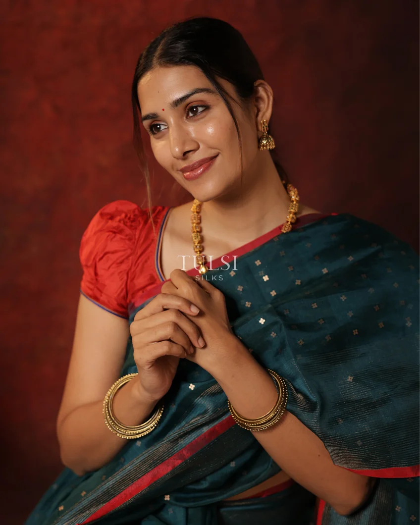 peacock-blue-handwoven-tussar-saree-t707942-t707942-k