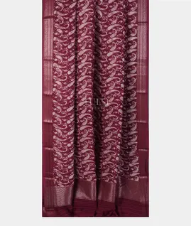 burgundy-soft-printed-cotton-saree-t714450-t714450-b