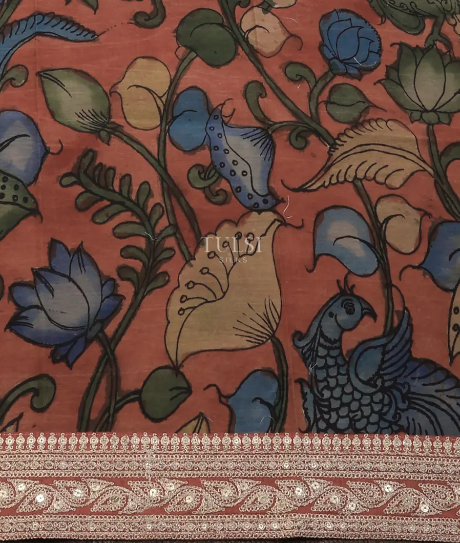 pink-art-crepe-tissue-silk-saree-with-kalamkari-blouse-t732611-t732611-c